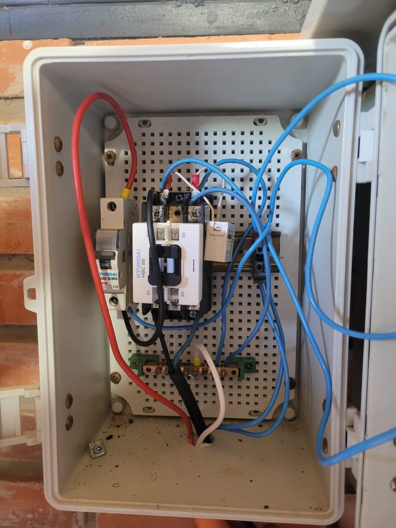 Well pump control panel