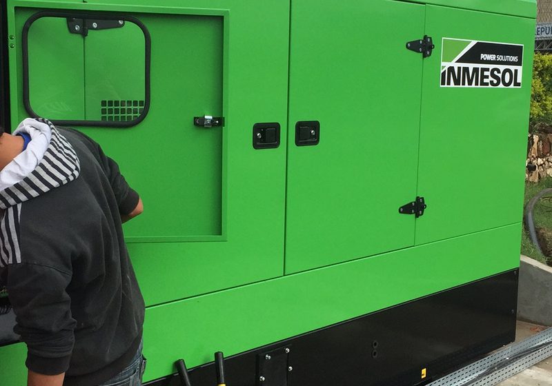 INMESOL generator set in service