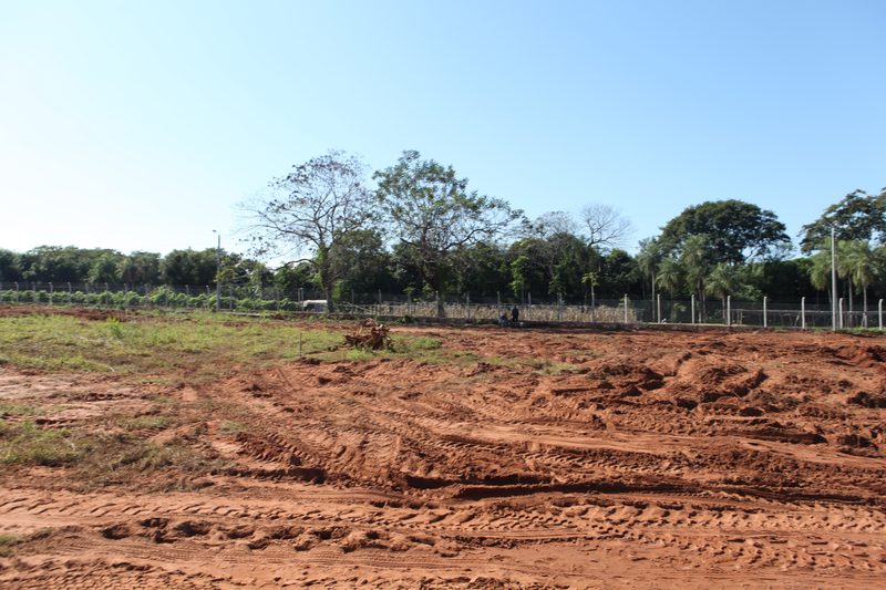 Kokue Guazú site after earthworks