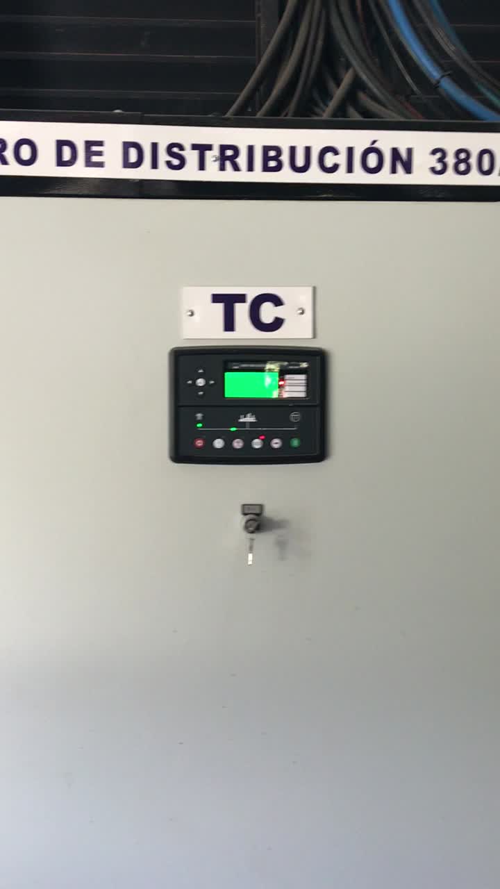 Control panel for the paralleled gensets